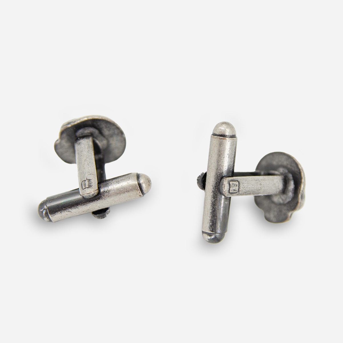 pewter bullet and toggle cuff links