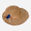 1950s straw hat 1950s straw hat with blue silk flowers