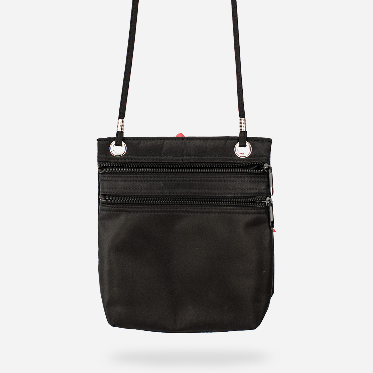 black nylon purse