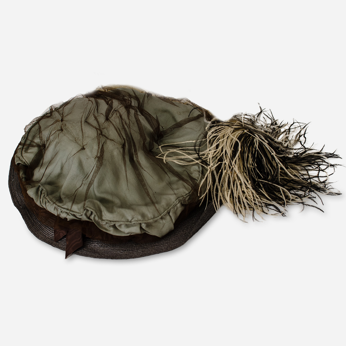 antique merry widow hat