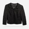 1960s Black lace jacket 1960s black lace cocktail suit