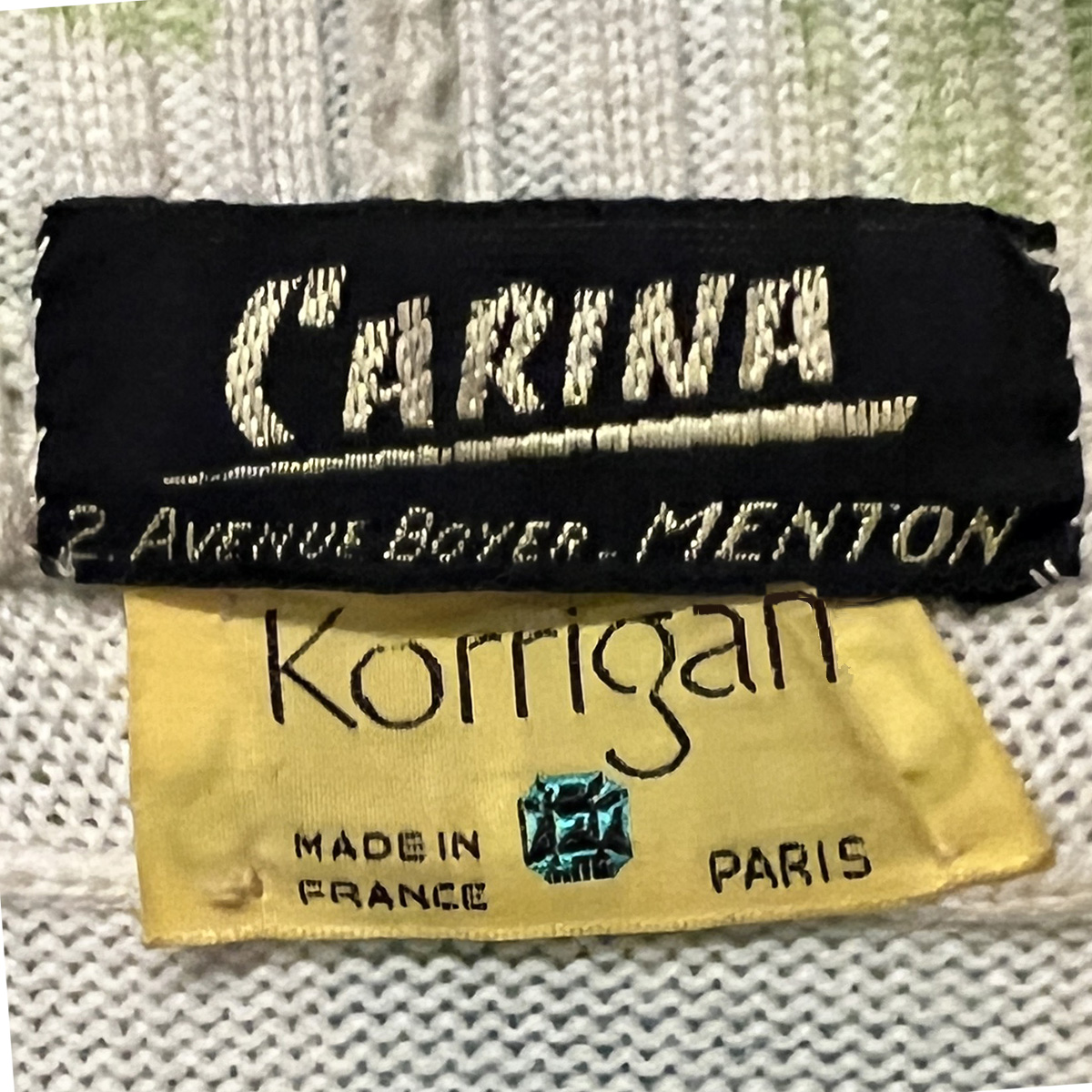 korrigan france label, carina Menton French Riviera