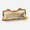 Pebble leather clutch vintage clutch