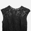 black lace dress black lace dress rounded neckline