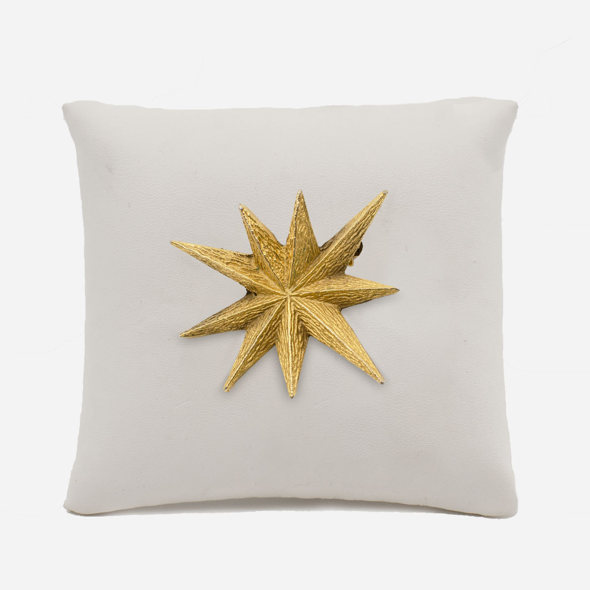vintage coro gold star pin