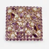 1940s Alice Caviness Purple Brooch 1940s Alice Caviness Purple Rhinestone Brooch