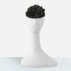 1960s Black beaded hat vintage Black beaded hat