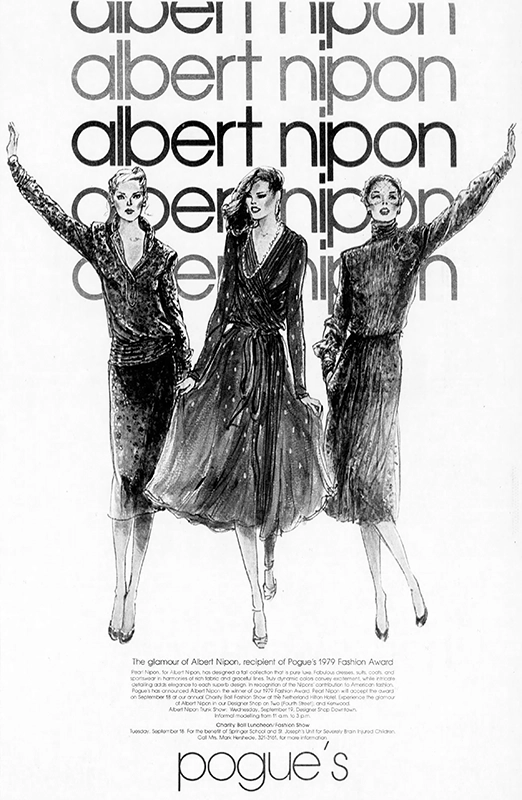 Albert Nipon ad 1979