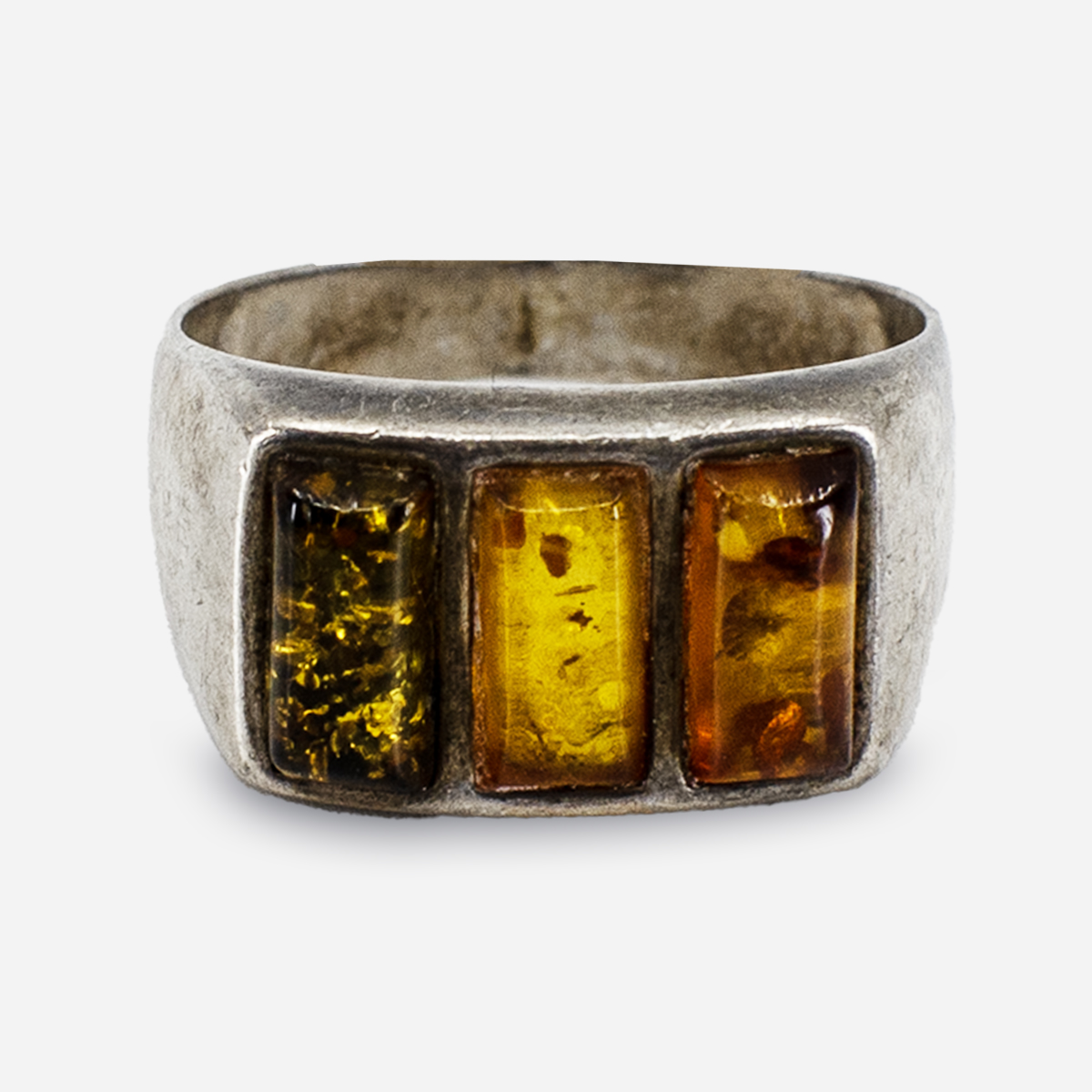 Vintage baltic amber ring