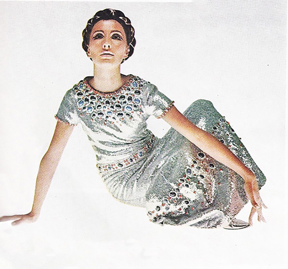 Yves Saint Laurent 1960 Medieval gown