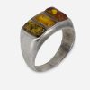 vintage amber ring