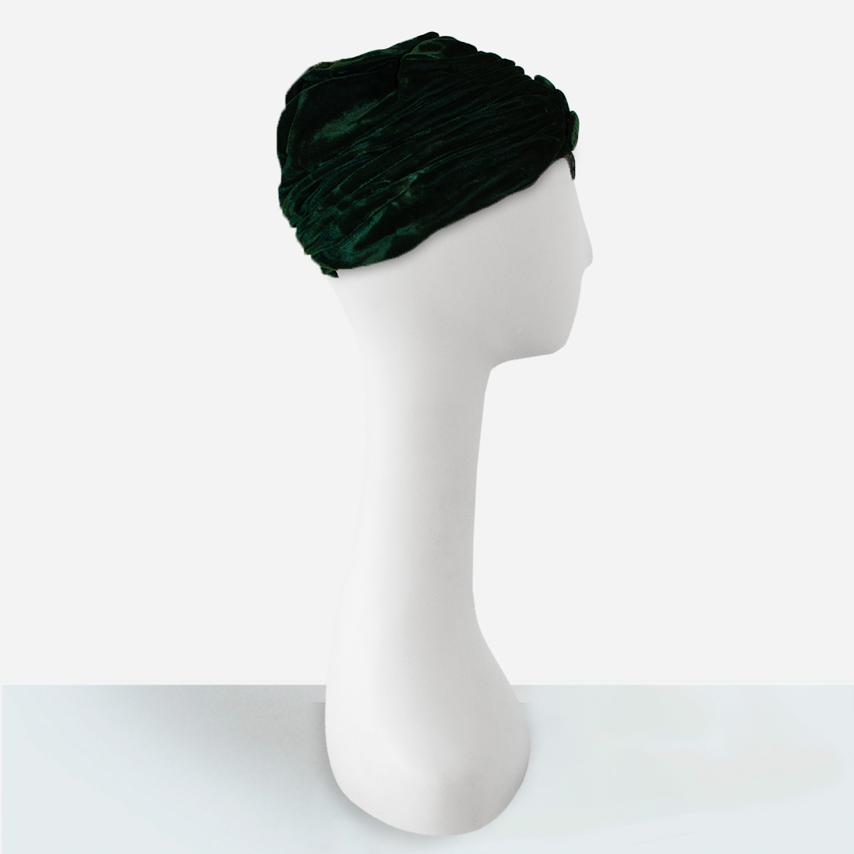 womens green turban, christmas hat