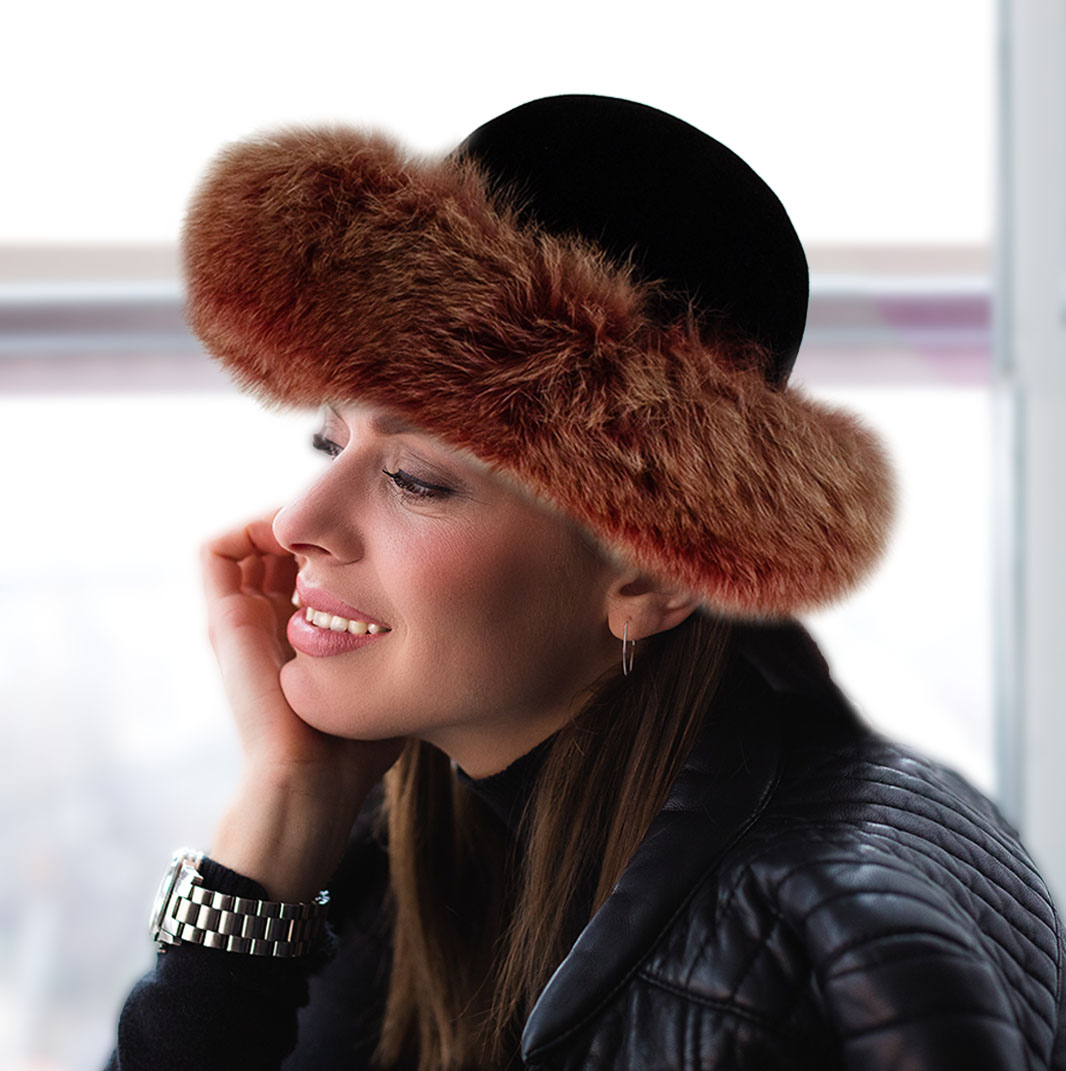 Vintage women's winter hat