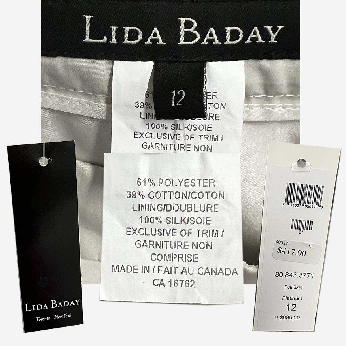 Lida Baday, Canadian fashion designer label