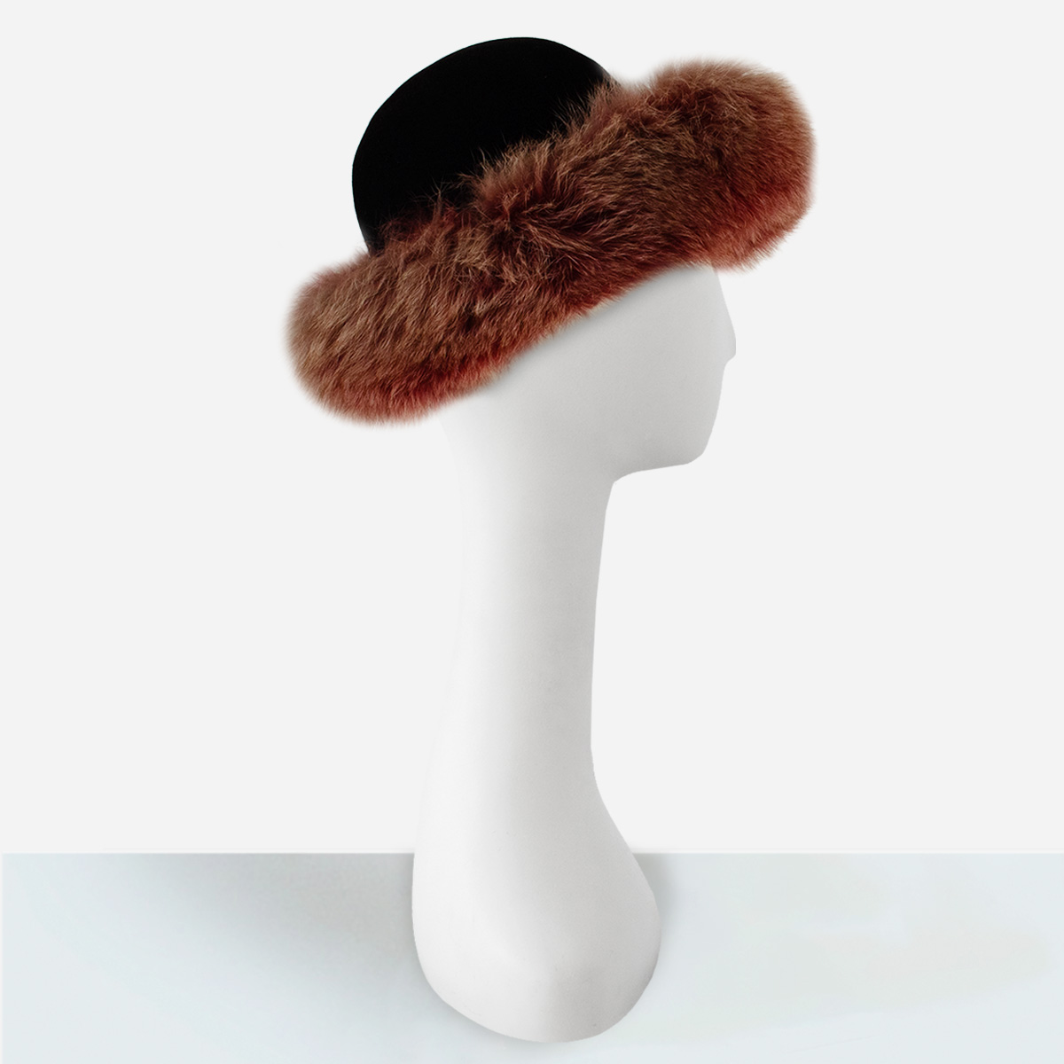 1980s Fox Trimmed Winter Hat