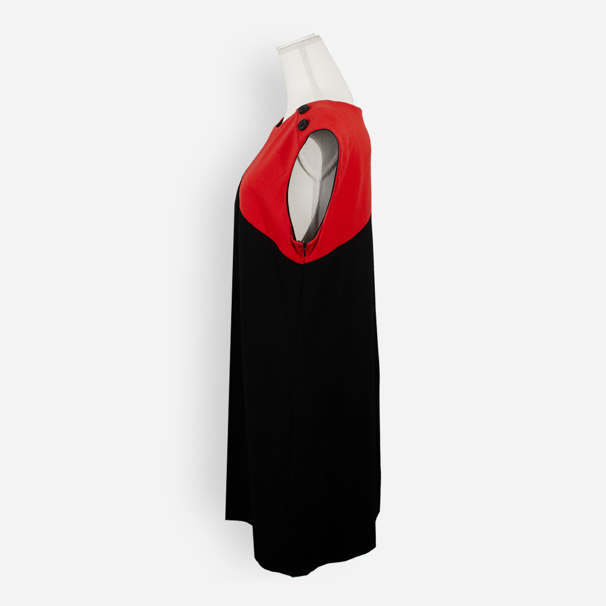 Classiques Entier red and black sleeveless dress