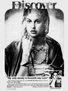 Kenneth Jay Lane advertisement 1976