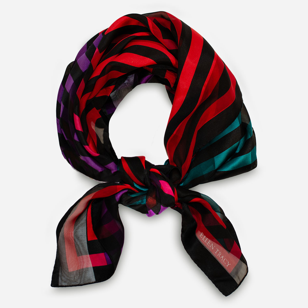 multi color silk scarf