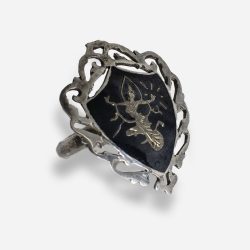 siam silver sterling ring