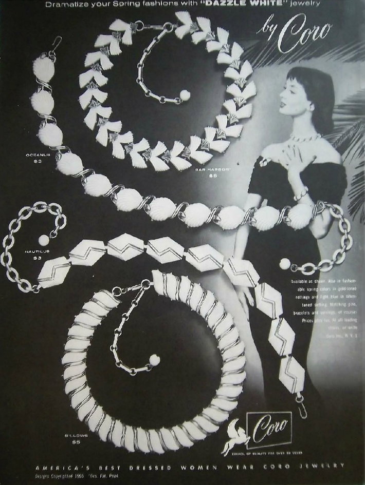 1956 Coro jewelry advertisement