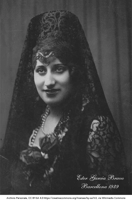 Antique Spanish Mantilla