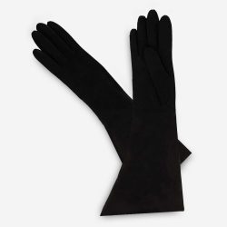 1950s long black evening gloves by Aris