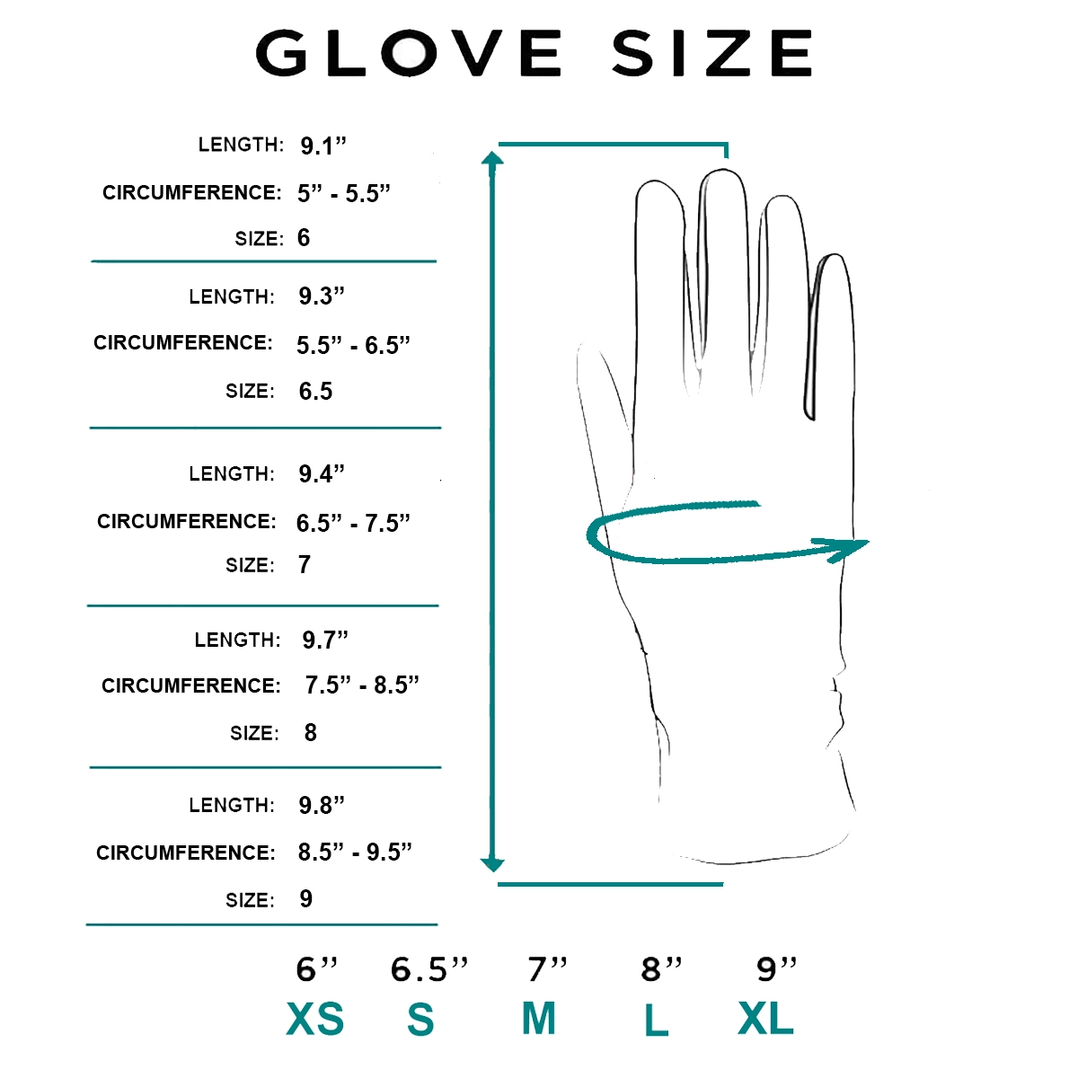 How to measure your glove size