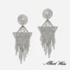 signed 1960s weiss chandelier earrings