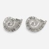 vintage rhinestone clips 1940s retro rhinestone dress clips
