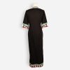 vintage 70s black maxi dress