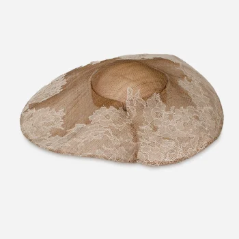 1950s Parisian Cartwheel Hat