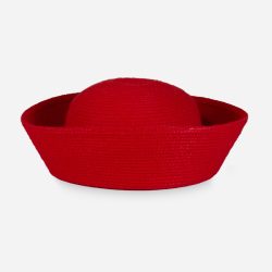 Betmar Red breton hat