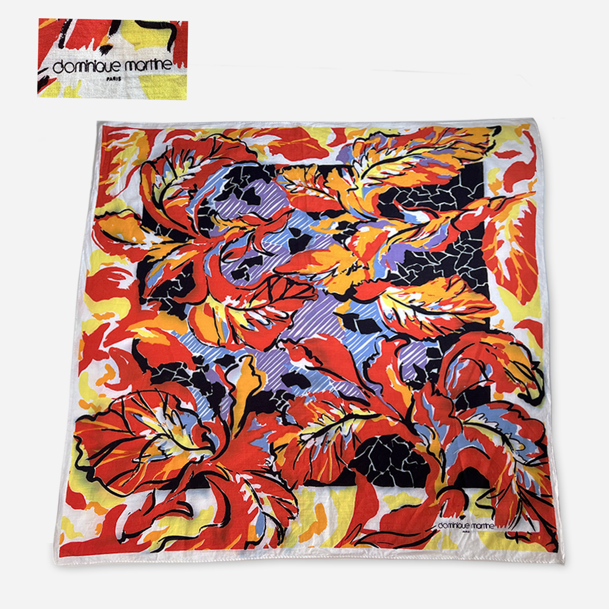 Dominic Martine Floral scarf