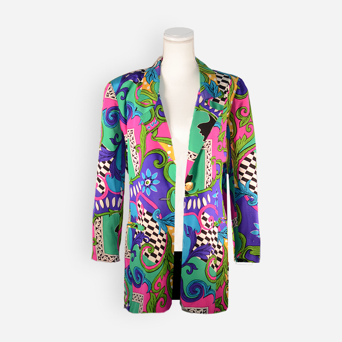 1980s Regina porter silk blazer