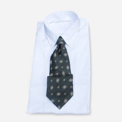 VIntage green silk tie