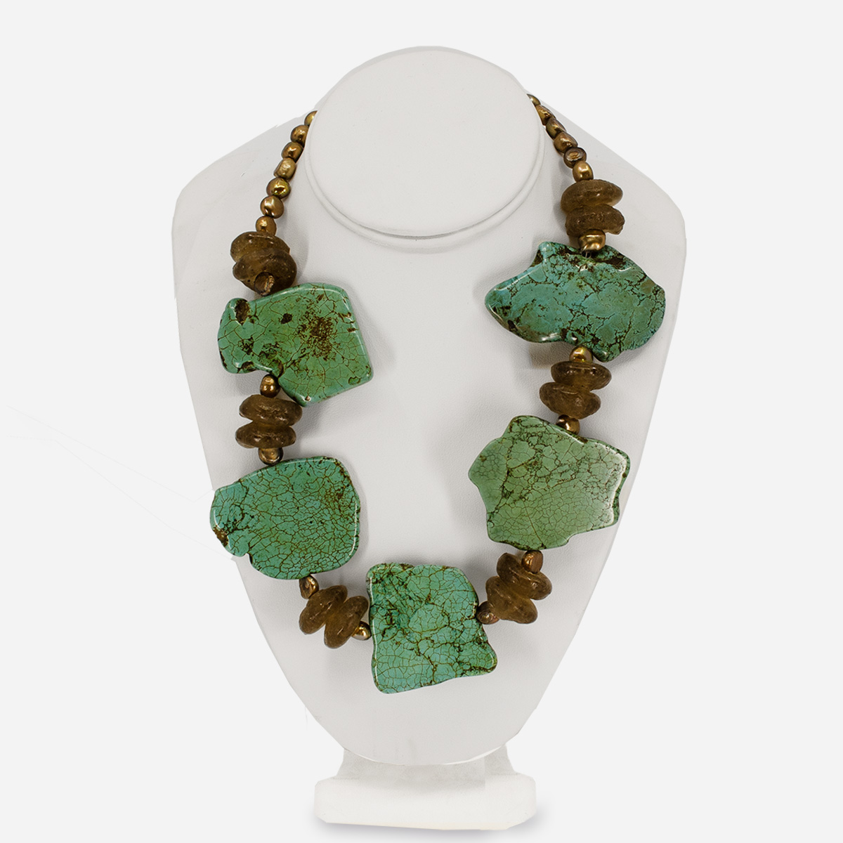 chunky turquoise necklace