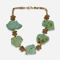 chunky turquoise necklace