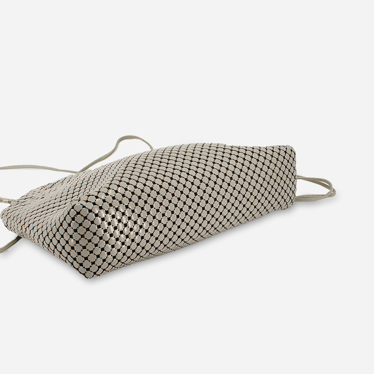 vintage gray Metal mesh bag