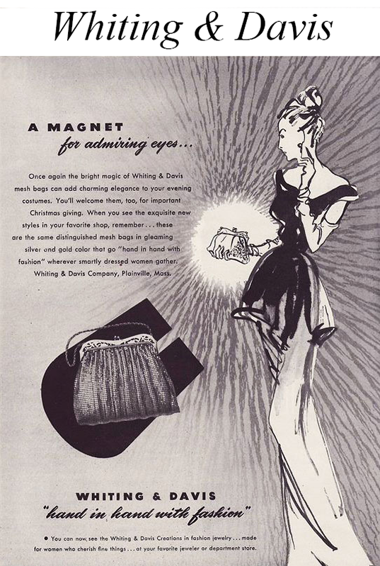 1950s whiting & davis advertisement