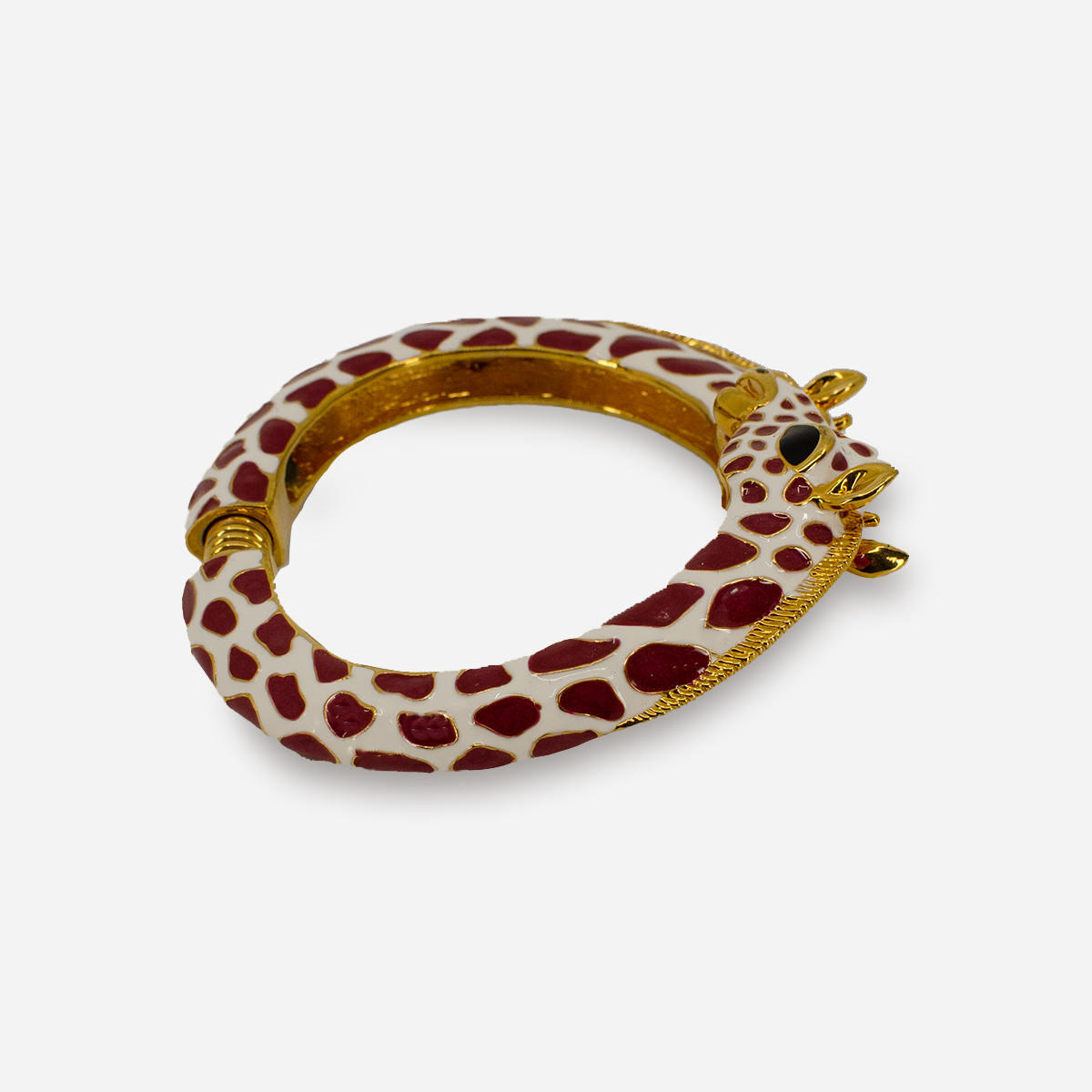 KJL giraffe enamel bracelet