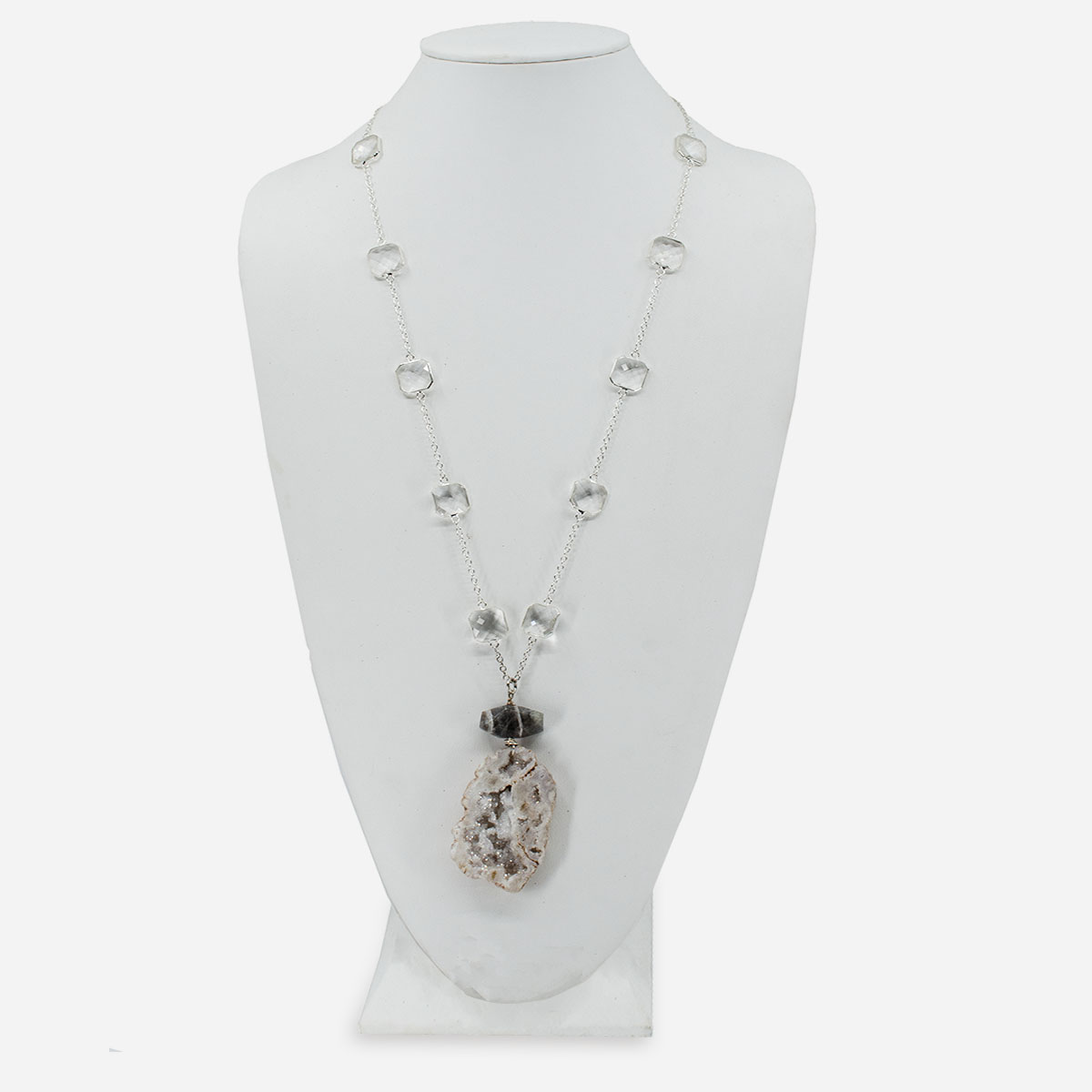 rock crystal necklace