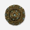 vintage israeli gold pin vintage israeli pin, yemente gold seal brooch