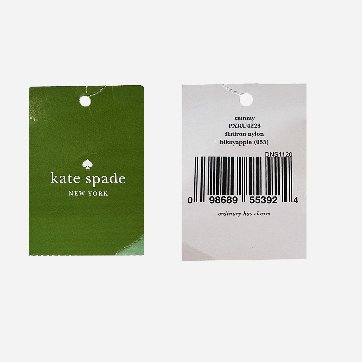 Kate spade bag tag pxru4223 blknyapple 055