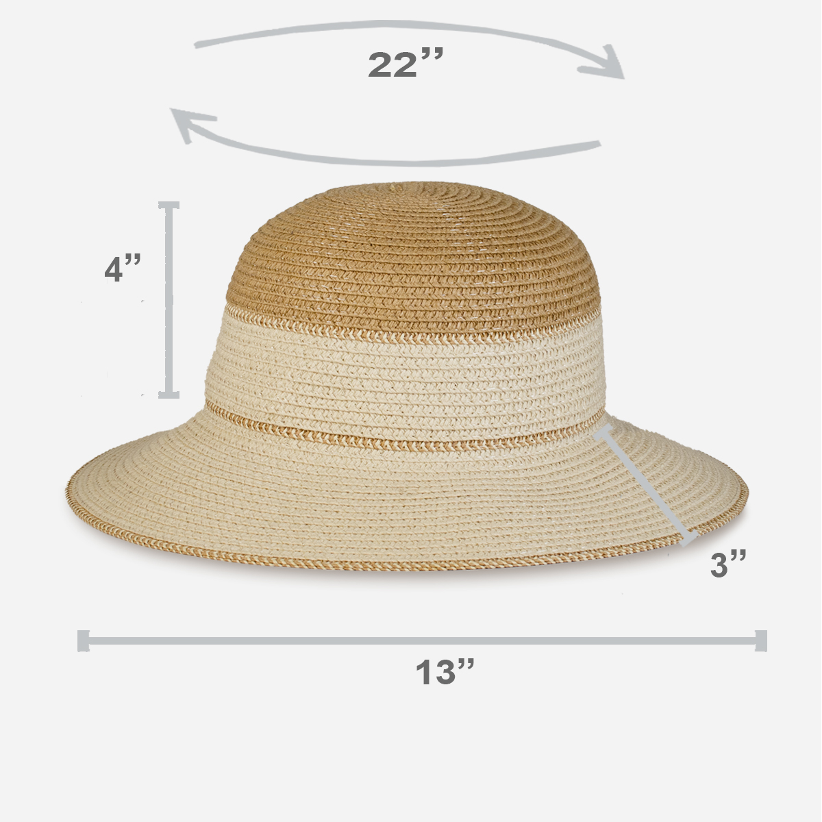 straw hat size