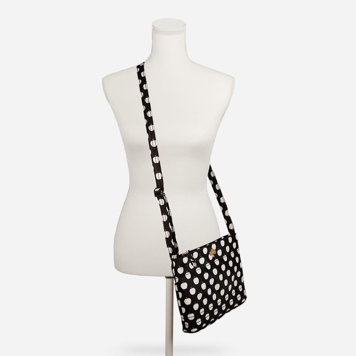 Kate spade black and white crossbody purse on sale