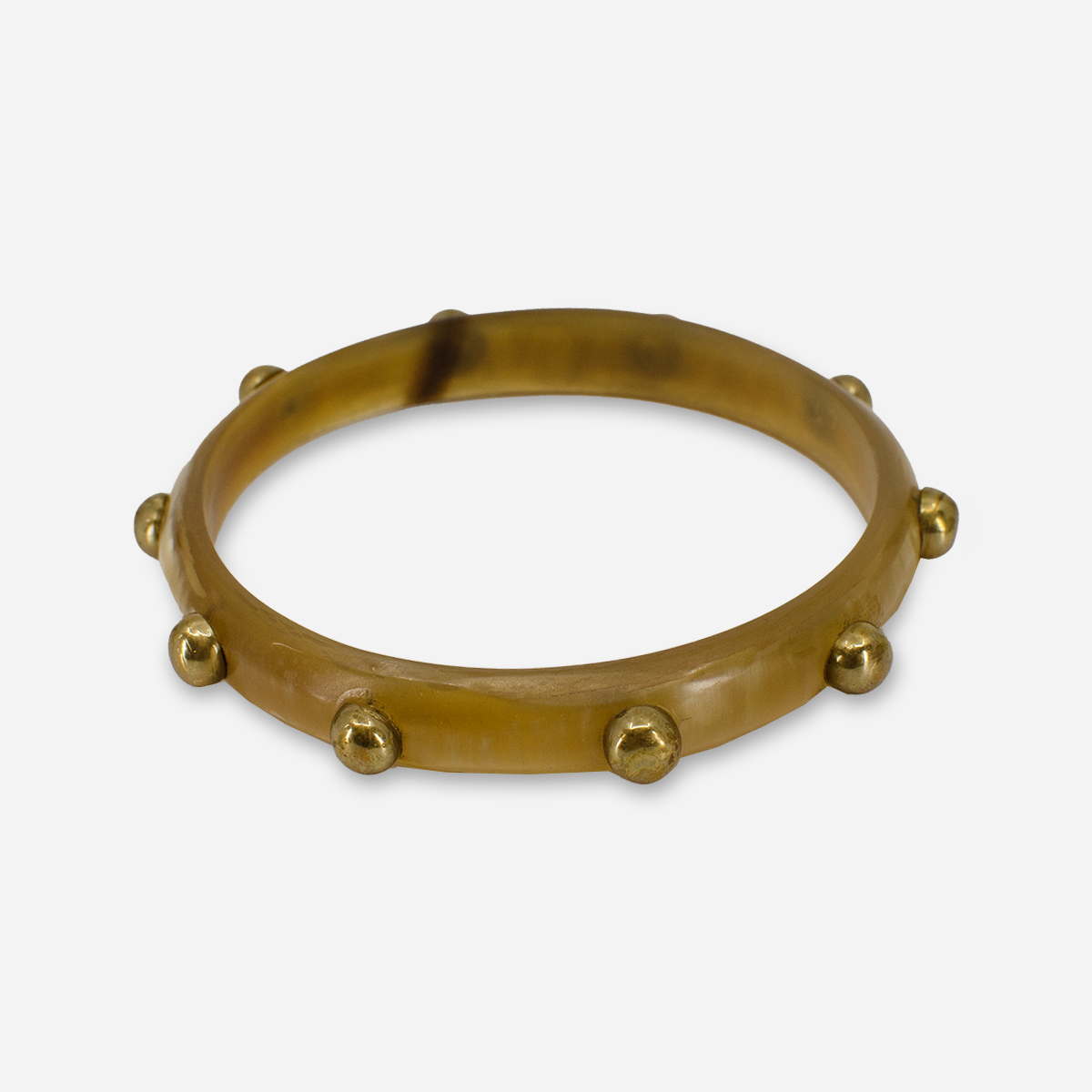 water buffalo studded bangle