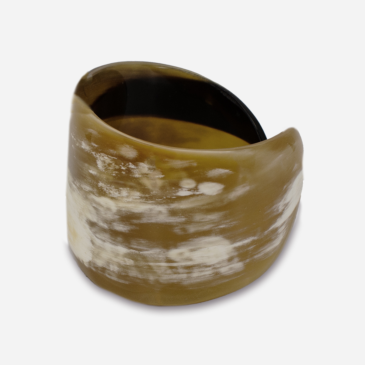 vintage horn cuff, sustainable jewelry