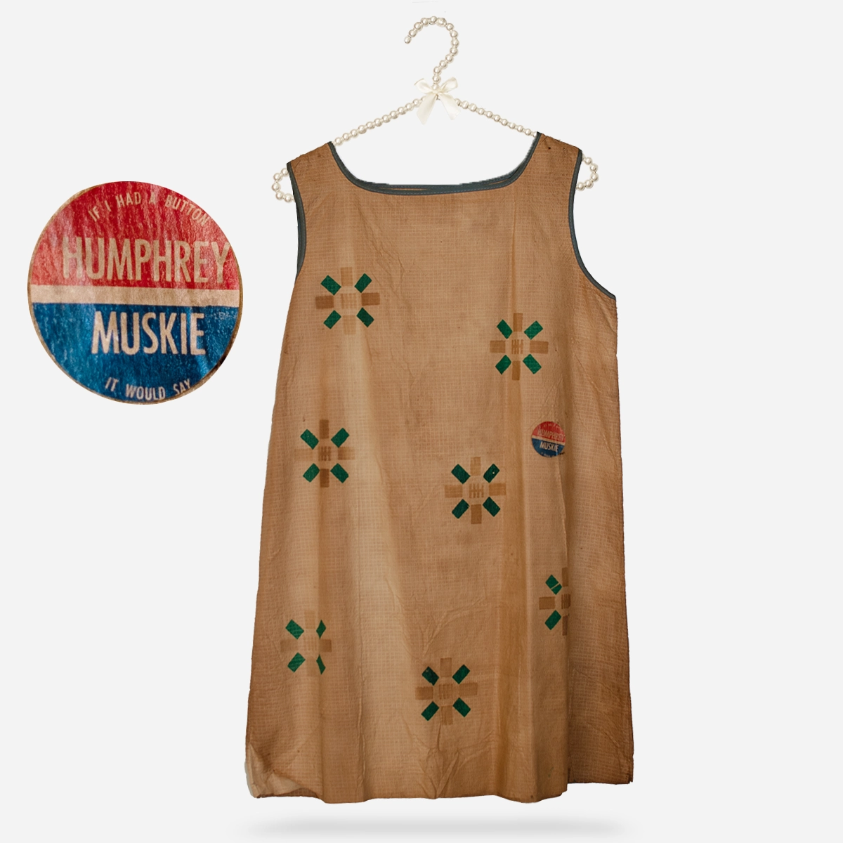 Hubert Humphrey Campaign dress 1969