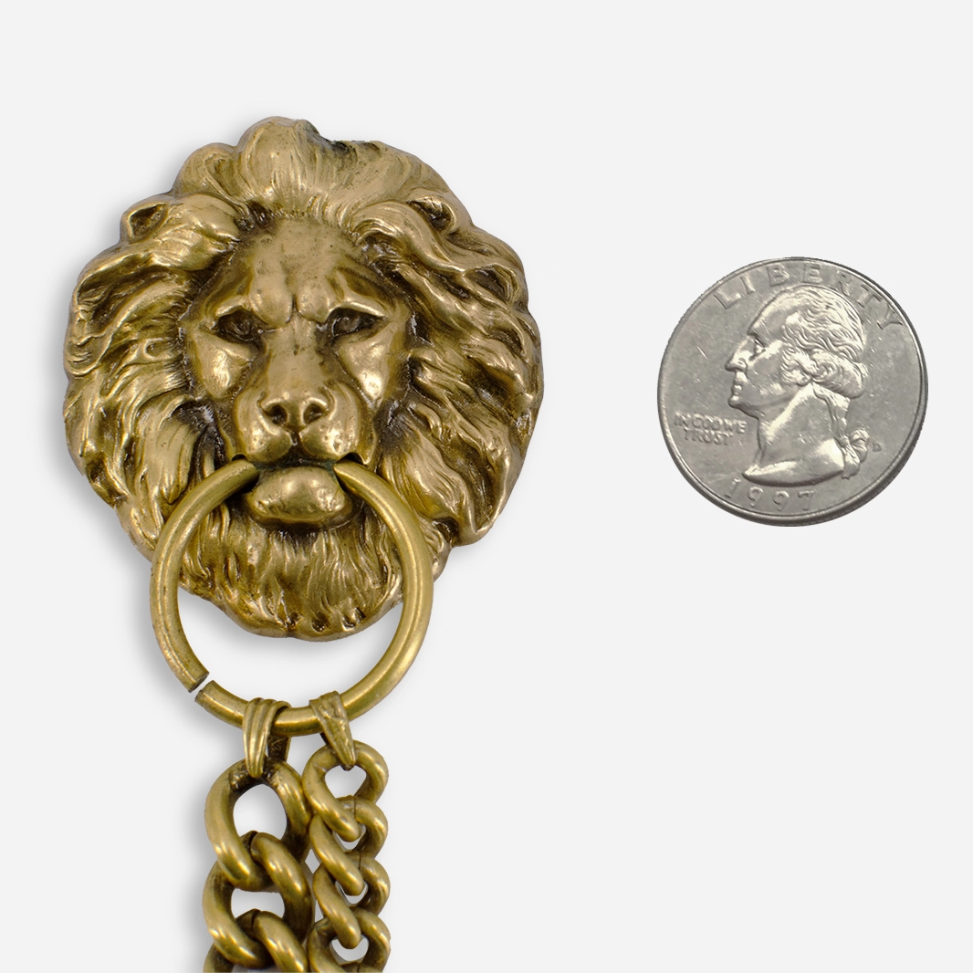 large statement Door knocker brooch