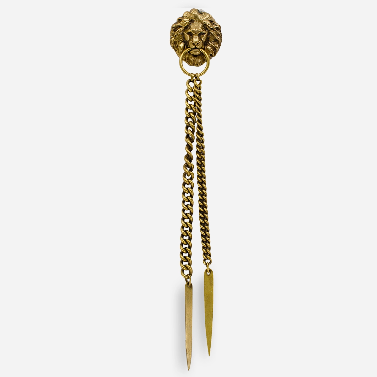 Joseff Lion Door Knocker brooch